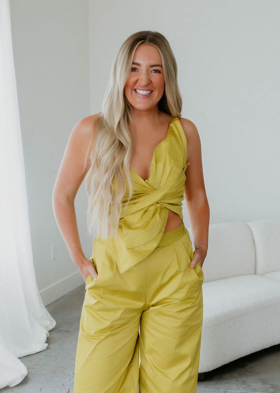 Amaya Pleated Wide Leg Pants