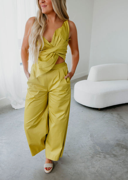 Amaya Pleated Wide Leg Pants product view