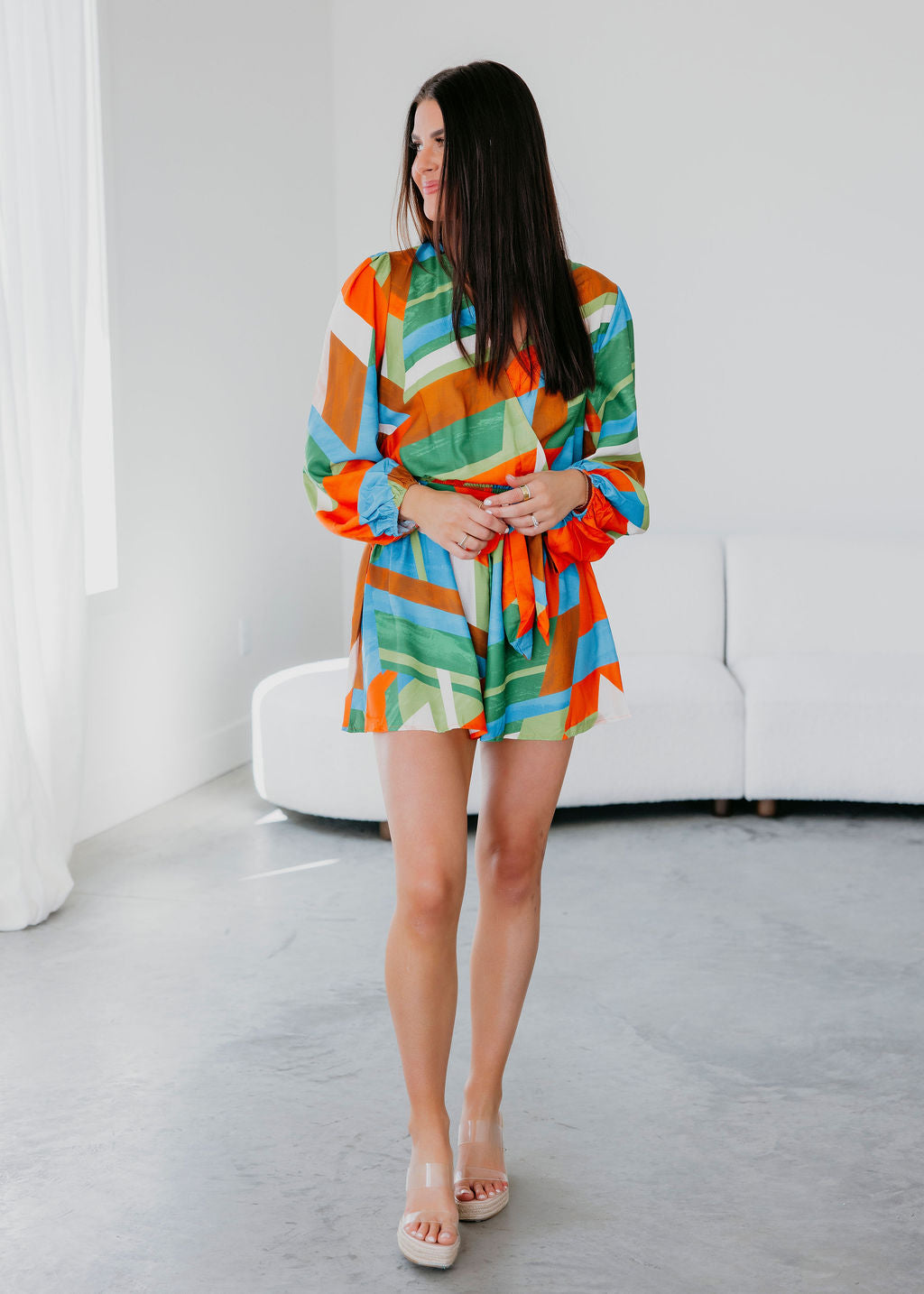 Zoe Printed Romper