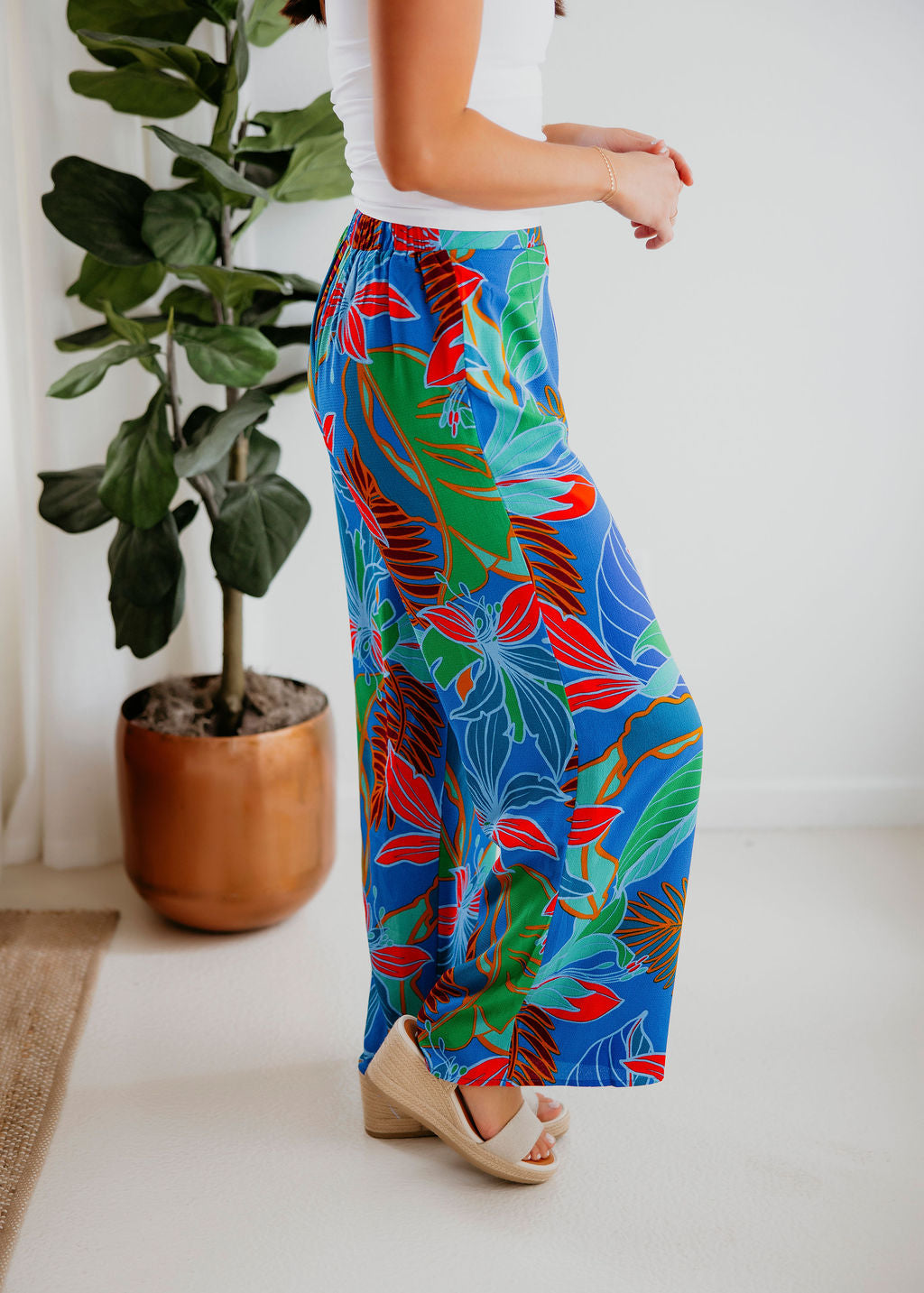Malton Floral Wide Leg Pants
