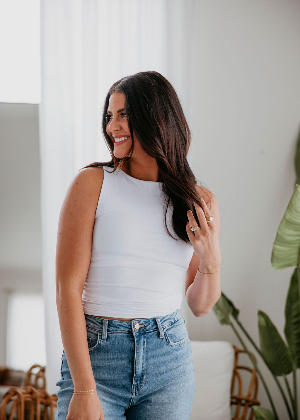 Clean Line Boat Neck Tank