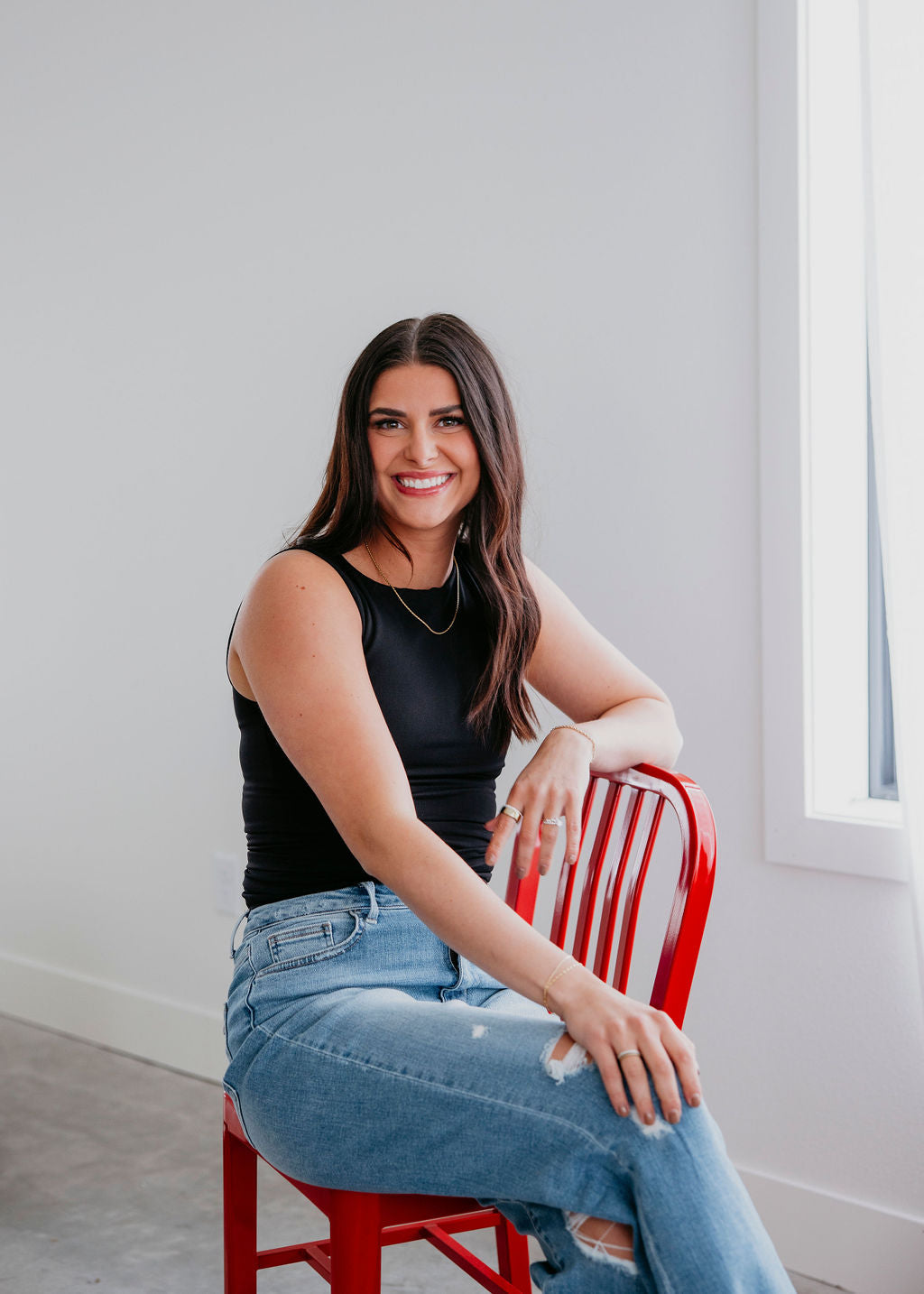 Clean Line Boat Neck Tank