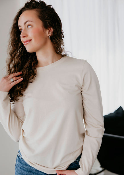 Not So Basic Basic Long Sleeve by Lily & Lottie product view