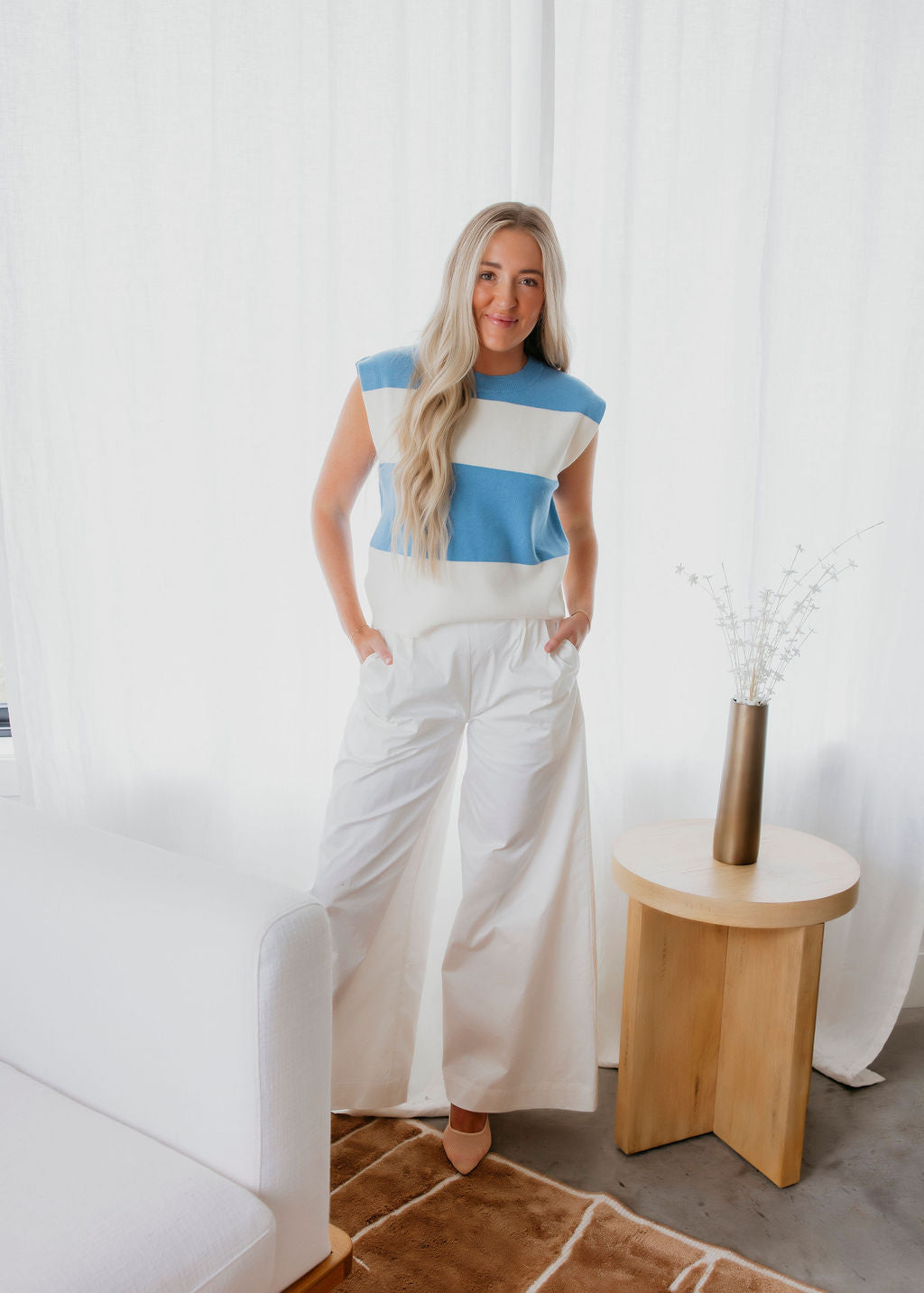 Amaya Pleated Wide Leg Pants