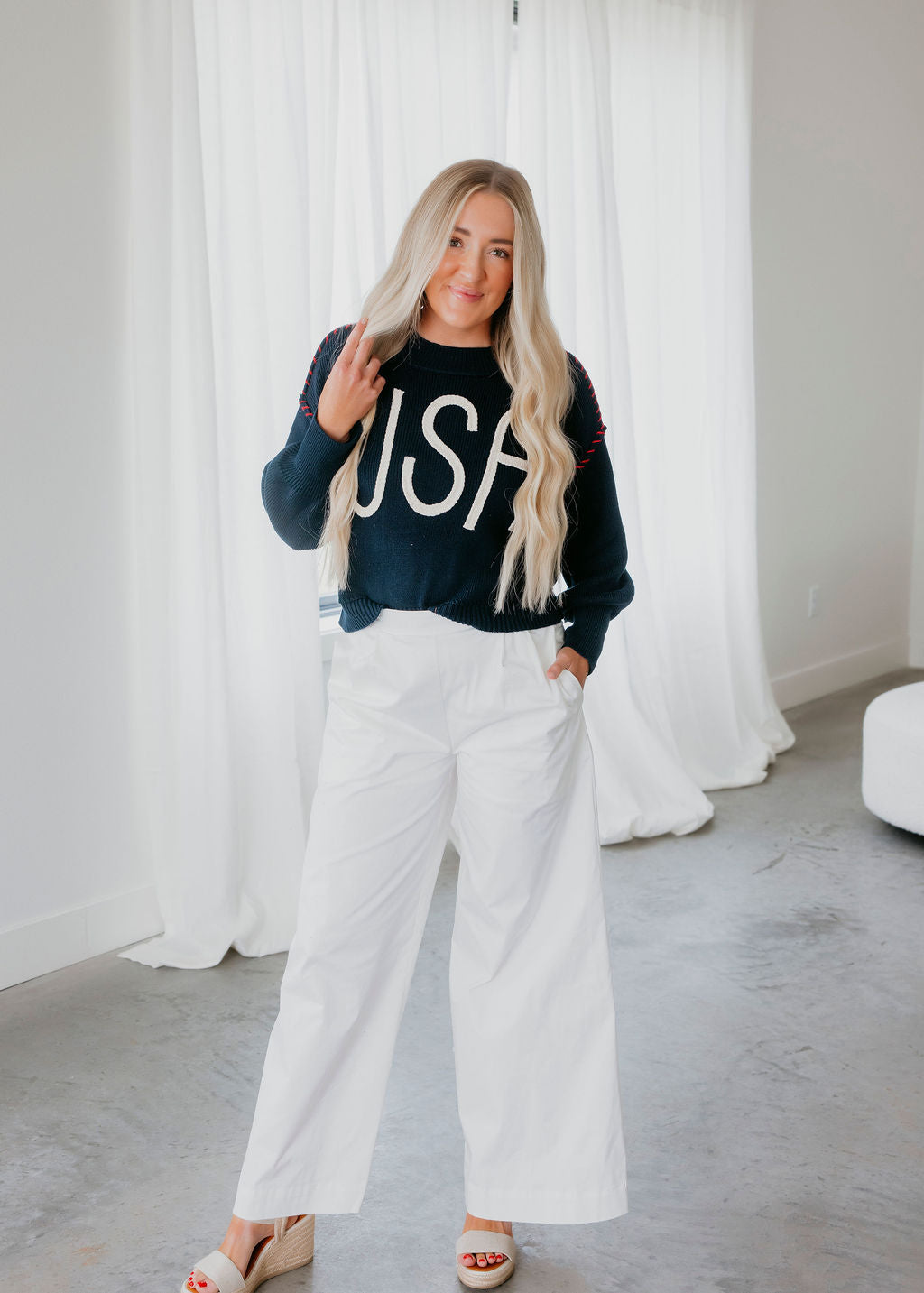 Amaya Pleated Wide Leg Pants