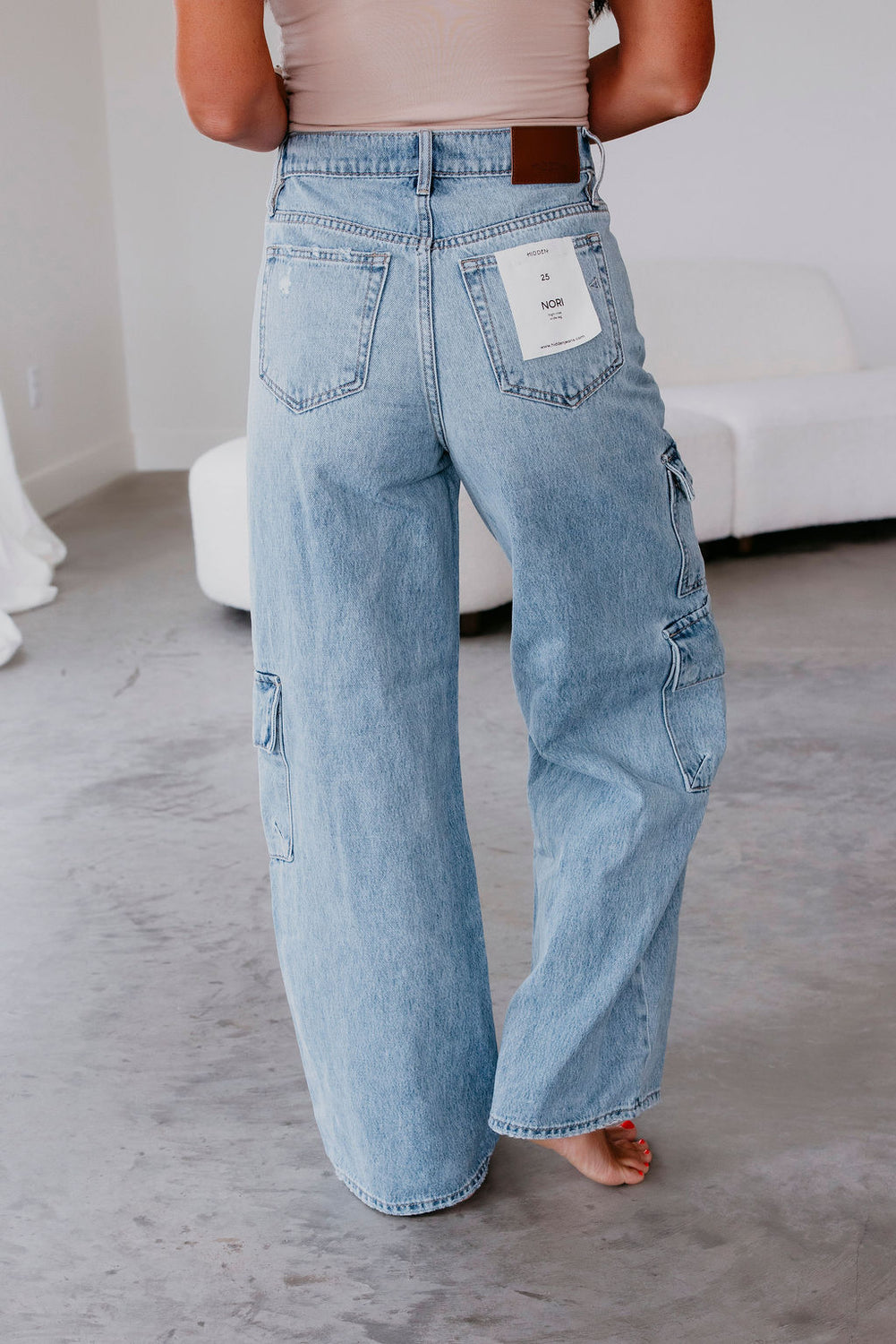 Cierra Hidden Cargo Jeans