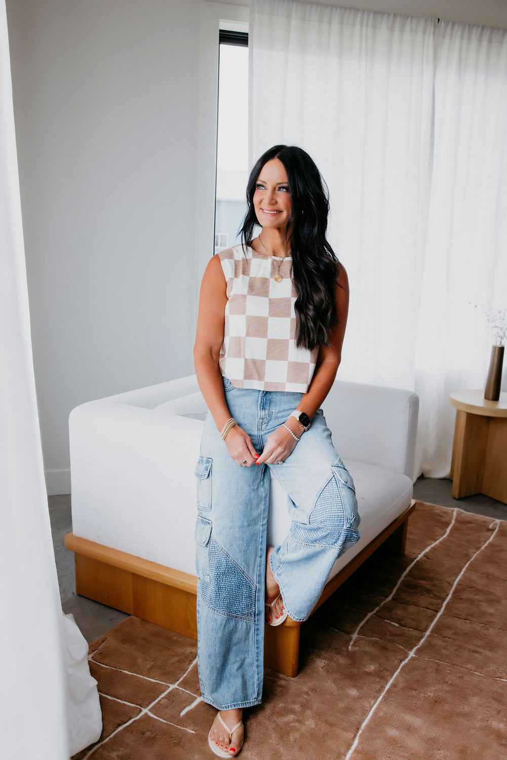 Cierra Hidden Cargo Jeans