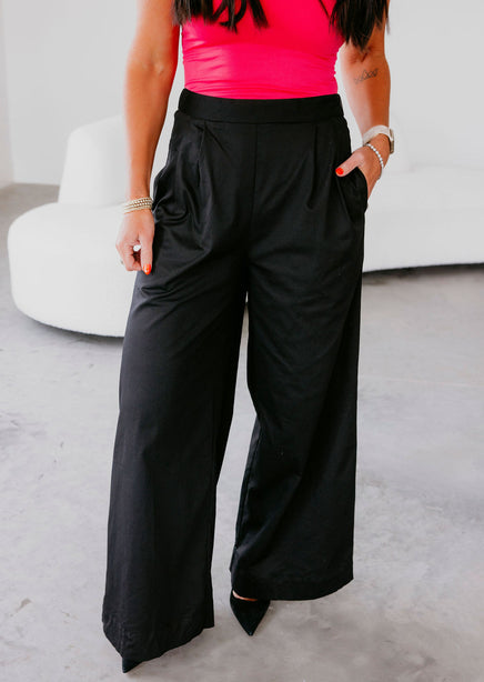 Amaya Pleated Wide Leg Pants product view