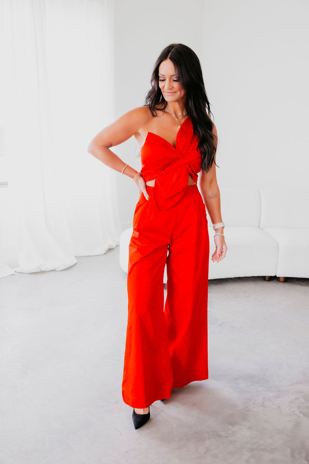 Amaya Pleated Wide Leg Pants