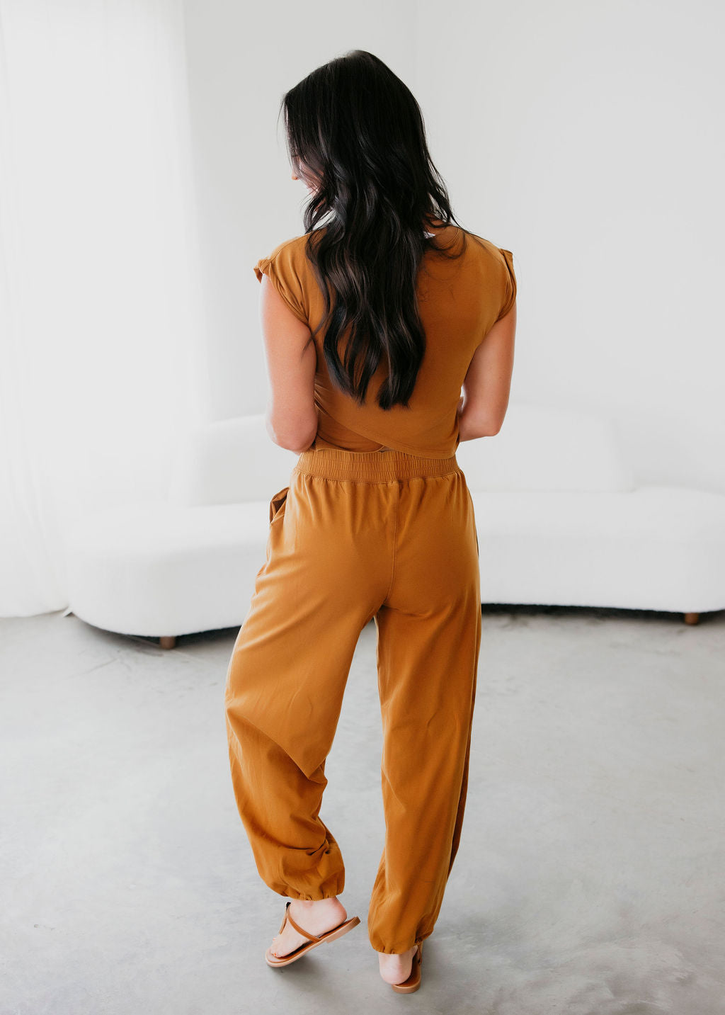 Drew Washed Wrap Top