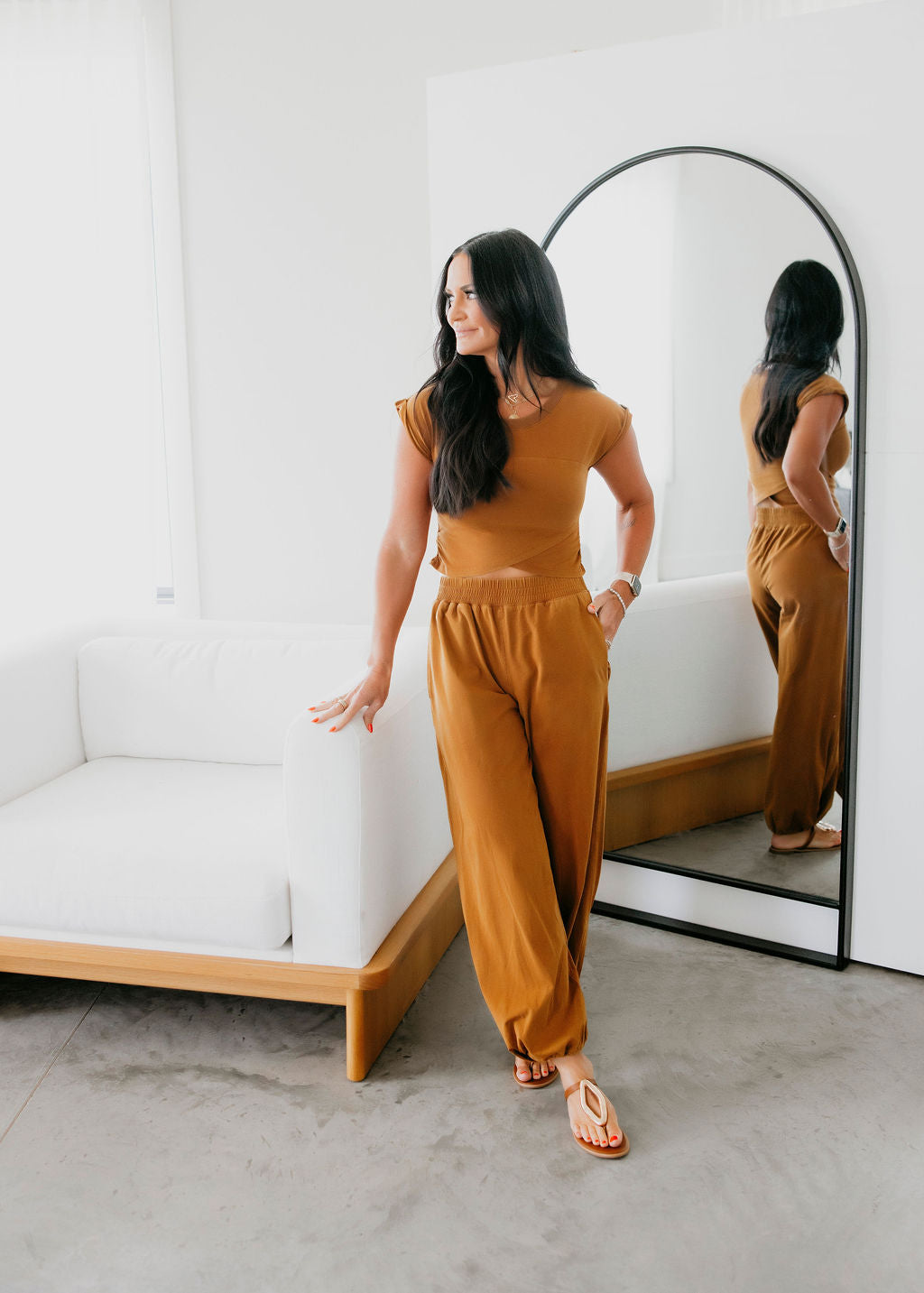 Drew Washed Wrap Top