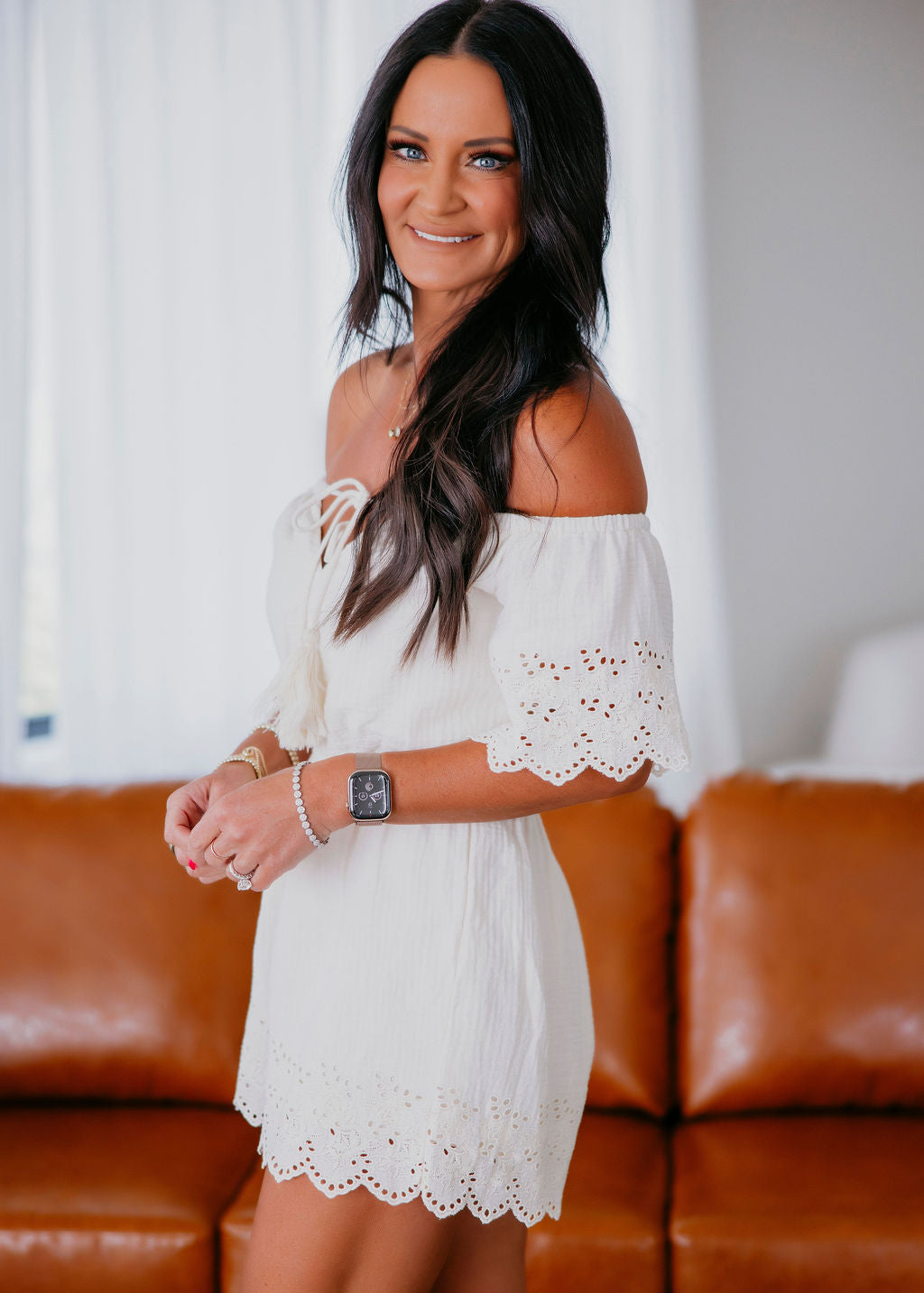 Klare Embroidered Romper