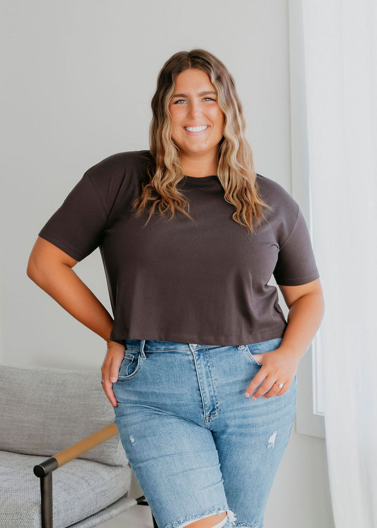 image of Chloe Crop Tee by Lily & Lottie