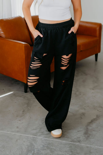 Allyn Distressed Sweatpants