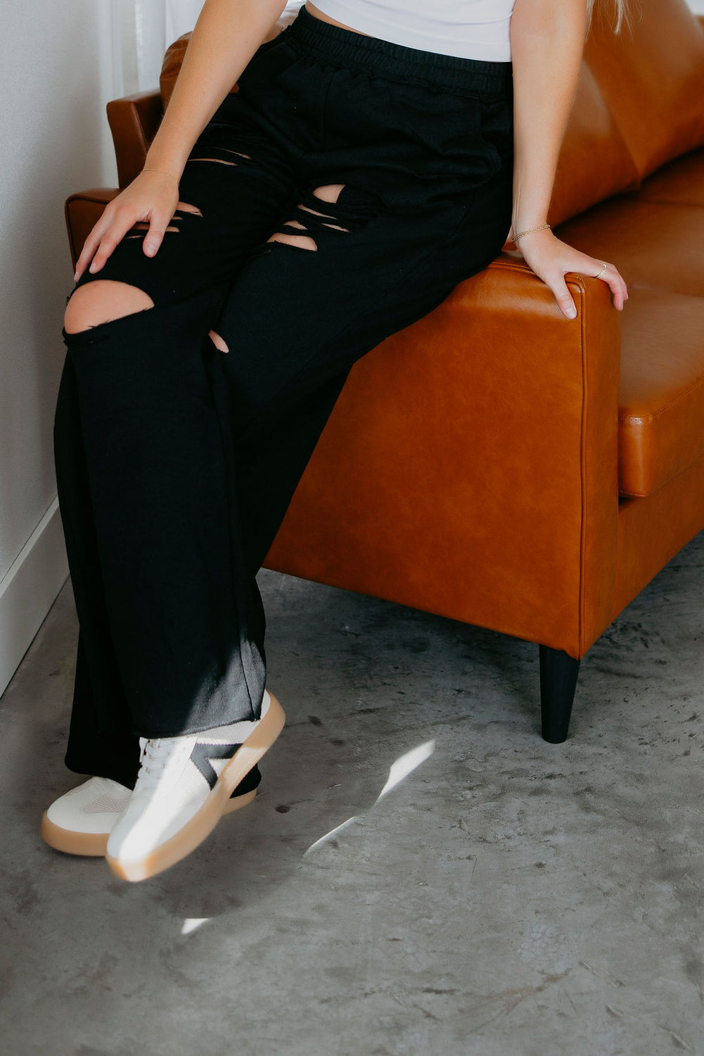 Allyn Distressed Sweatpants