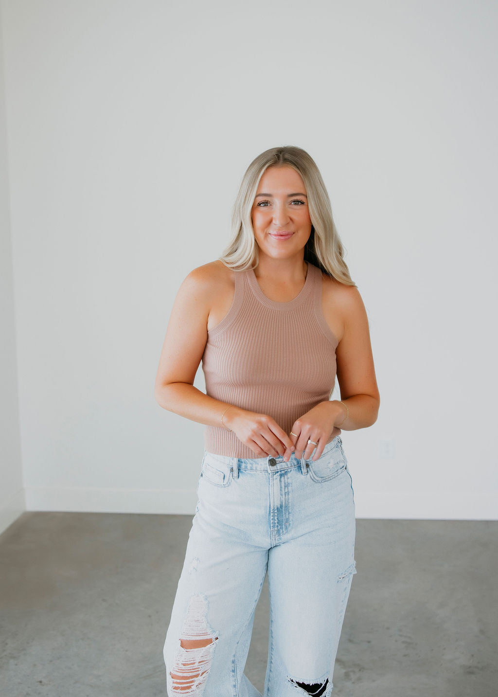 Lakelyn Ribbed Knit Tank