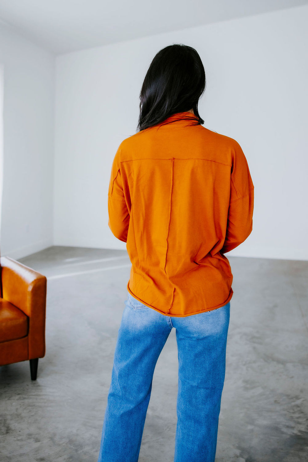 Davey Slouchy Turtleneck Top