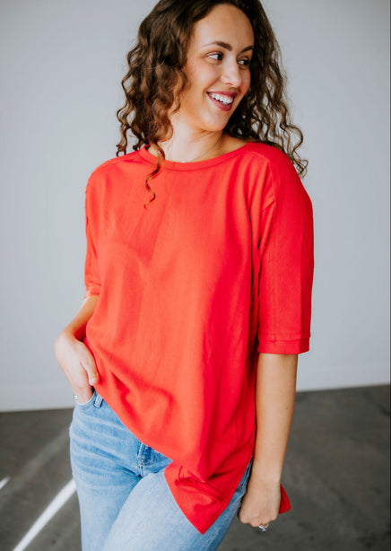 Kaline Dolman Sleeve Top product view