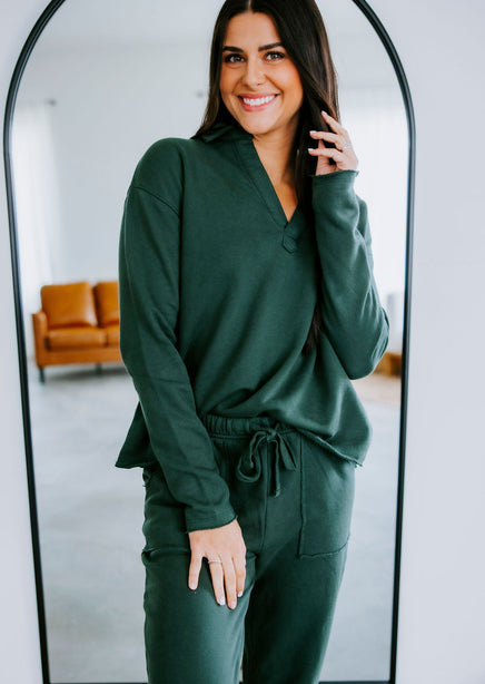 Chelie V-Neck Pullover product view