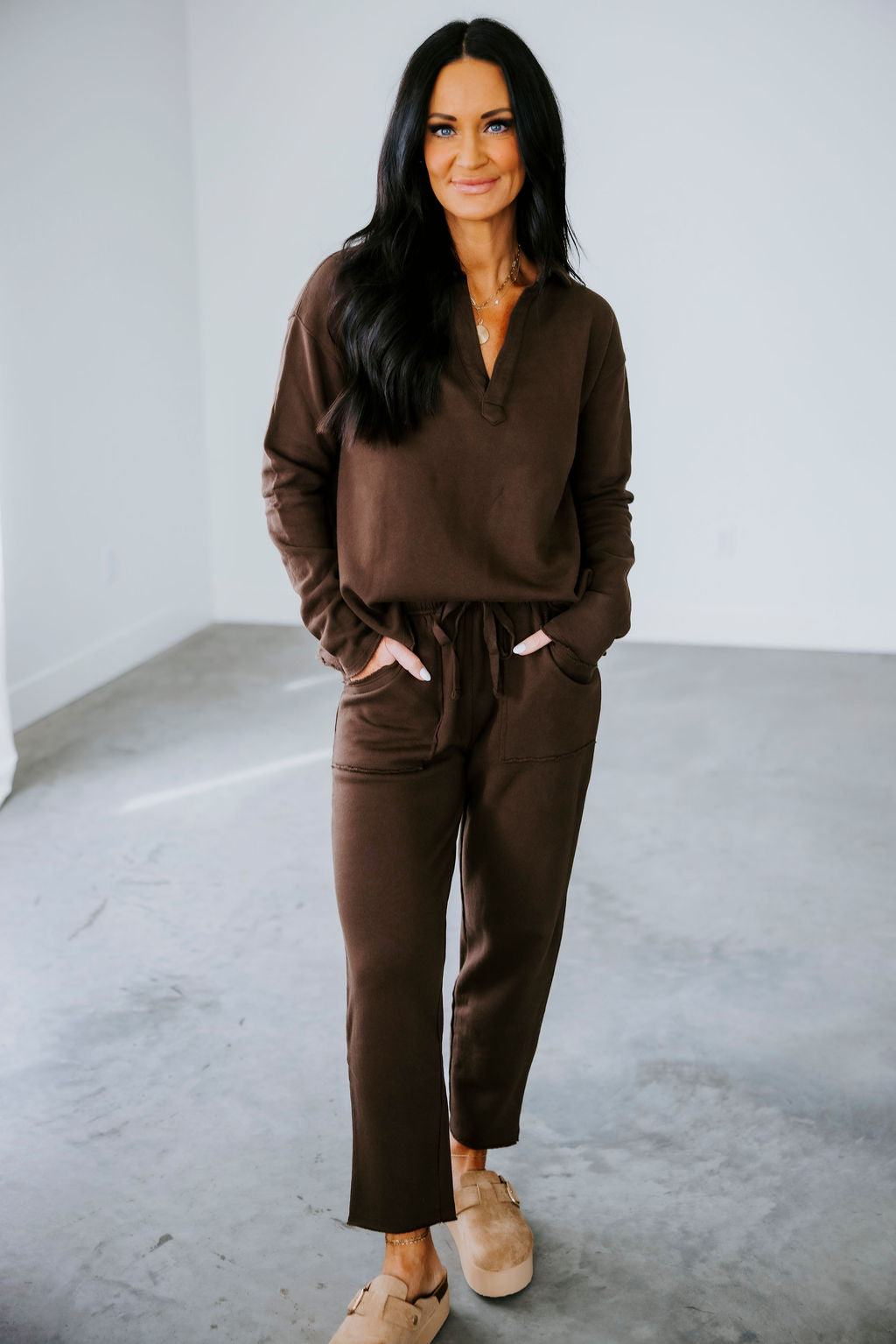 image of Chelie V-Neck Pullover