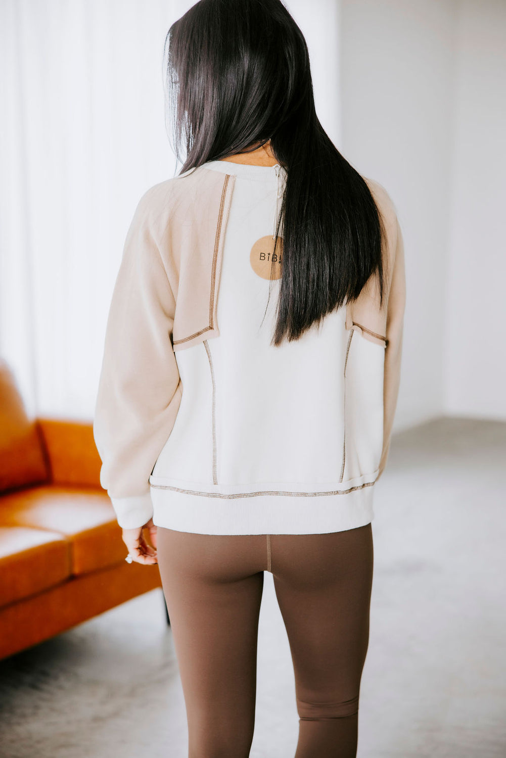 Football Patchwork Sweatshirt