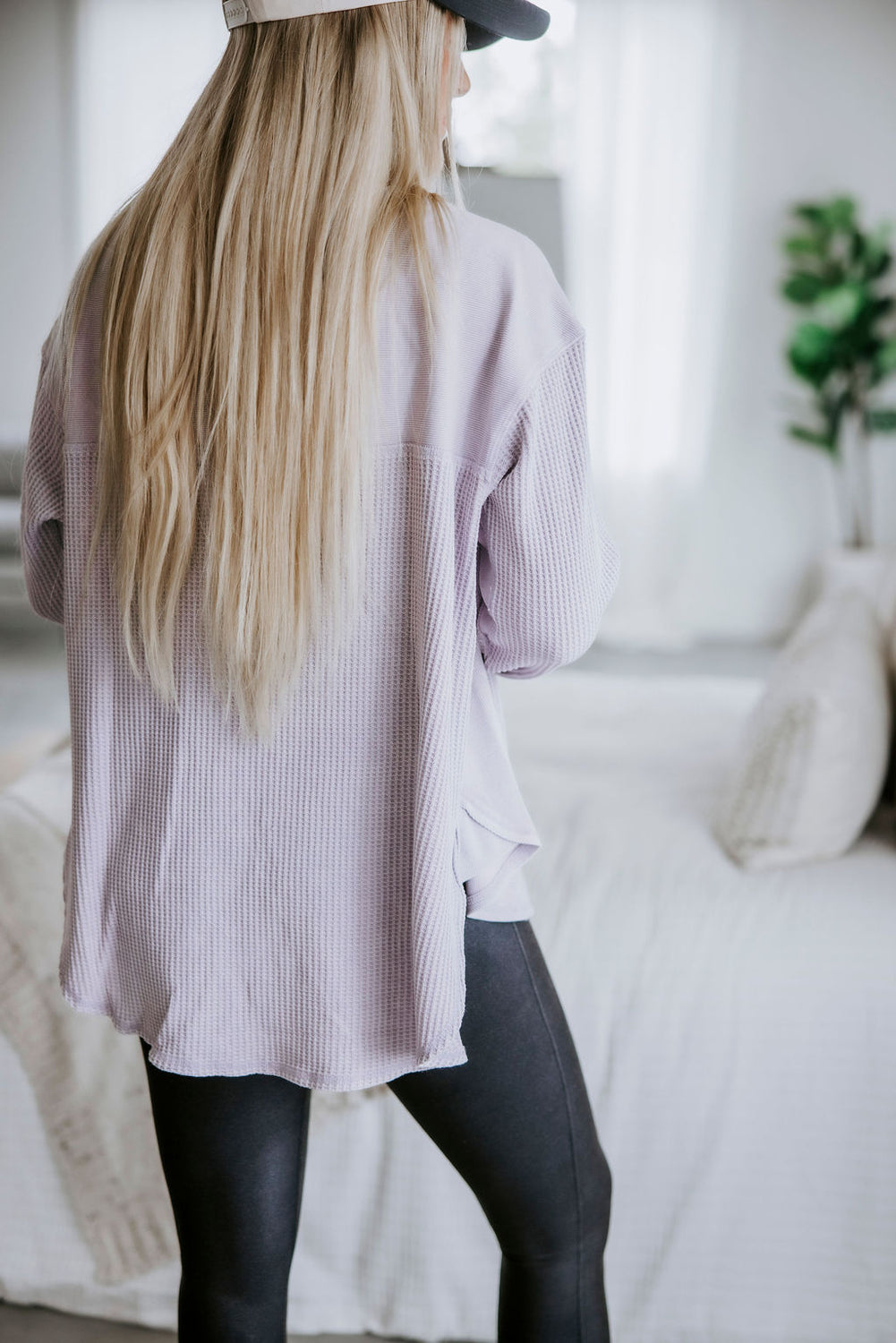 Riggs Oversized Waffle Knit Top