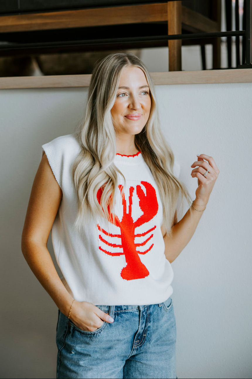 Lobster Knit Top