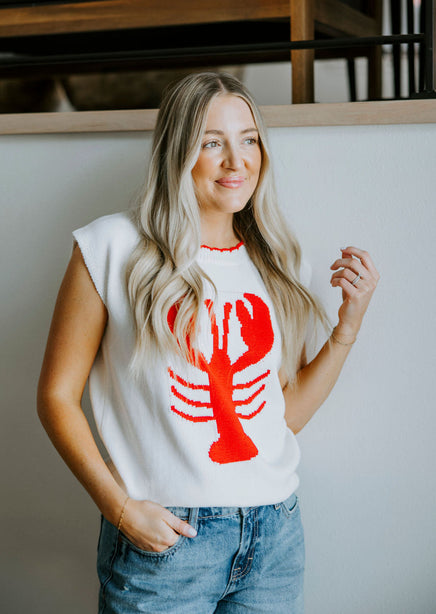 Lobster Knit Top product view
