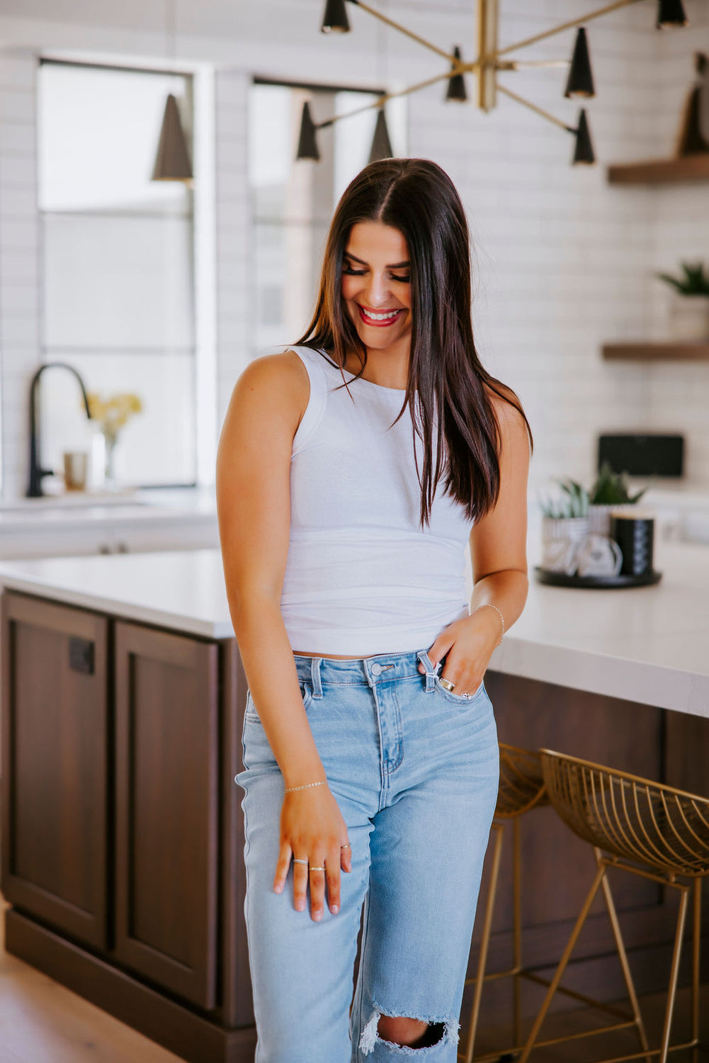 Mikey Ribbed Tank Top