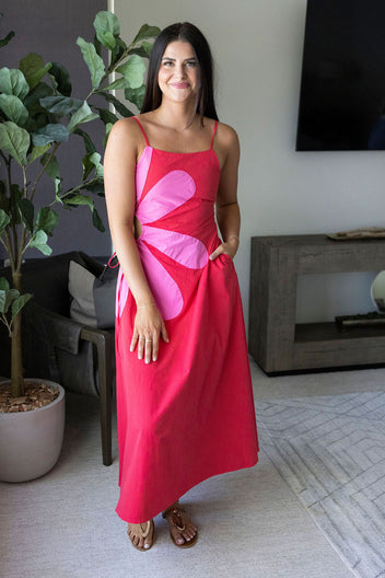 Stevie Floral Cutout Dress