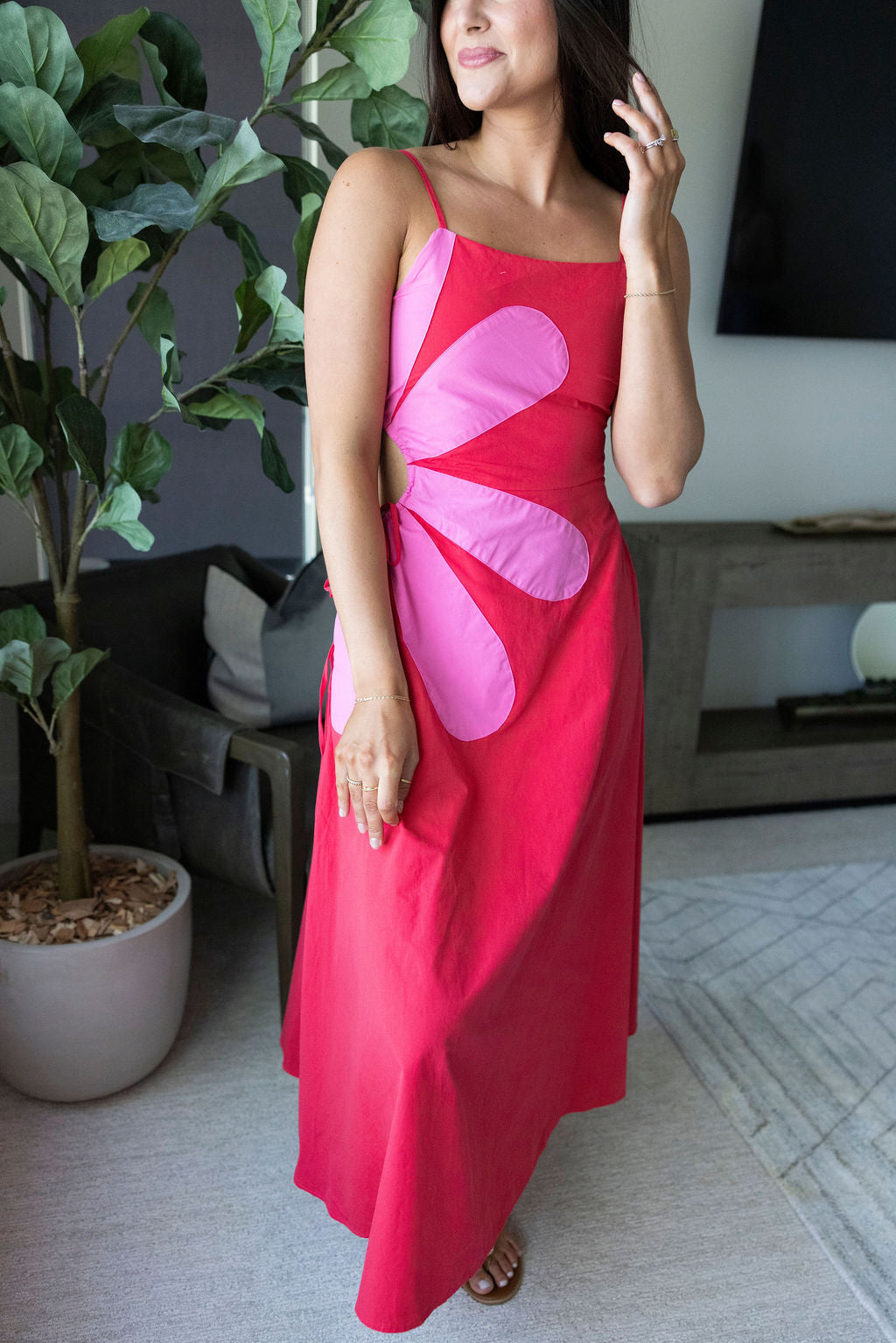 image of Stevie Floral Cutout Dress