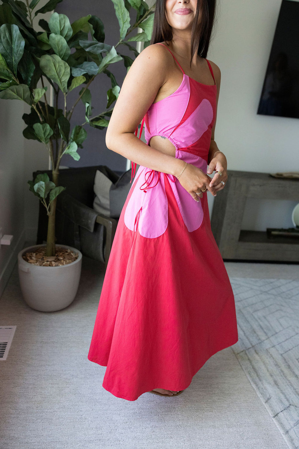 Stevie Floral Cutout Dress