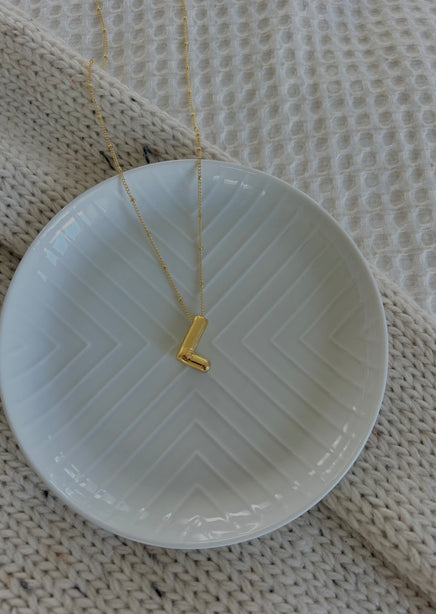 Bubble Initial Necklace product view