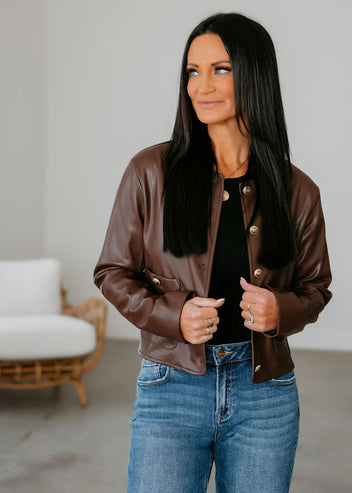 Cayli Faux Leather Jacket
