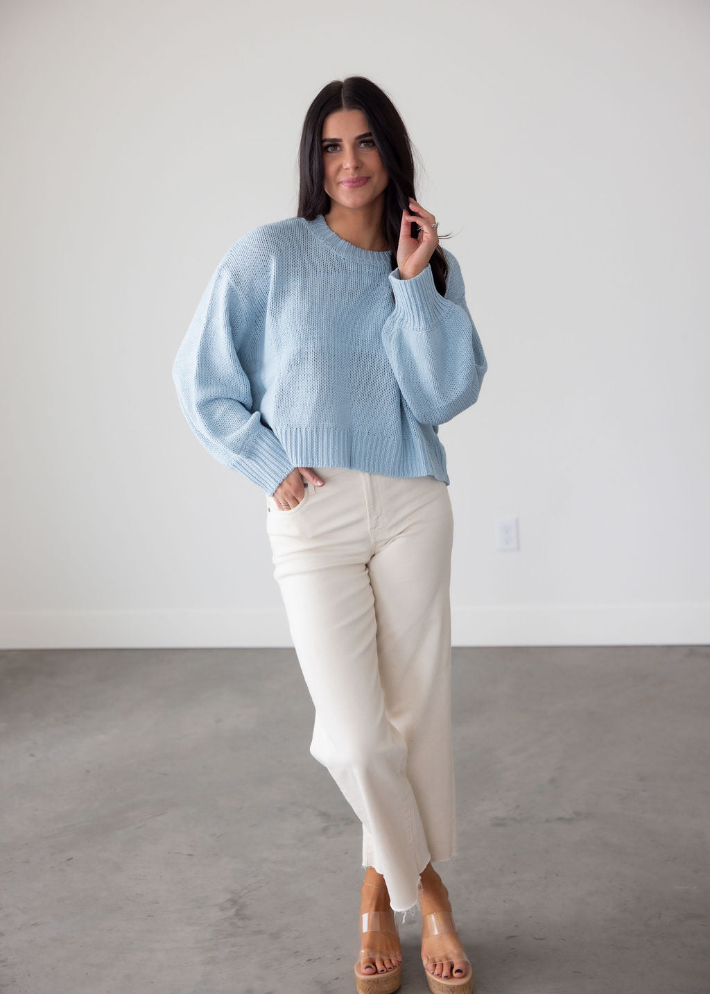 Elara Balloon Sleeve Sweater