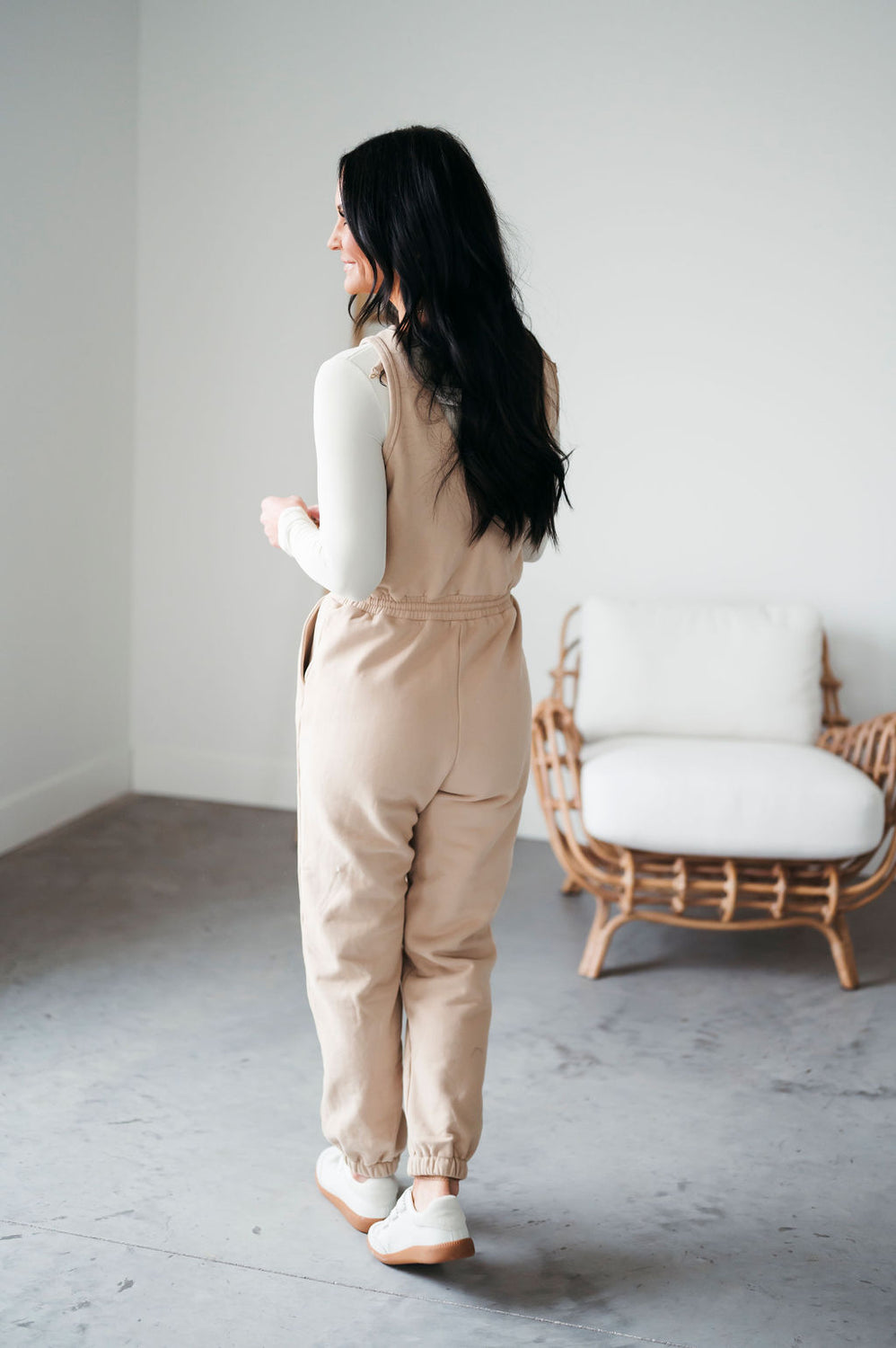 Ava Drawstring Waist Jumpsuit