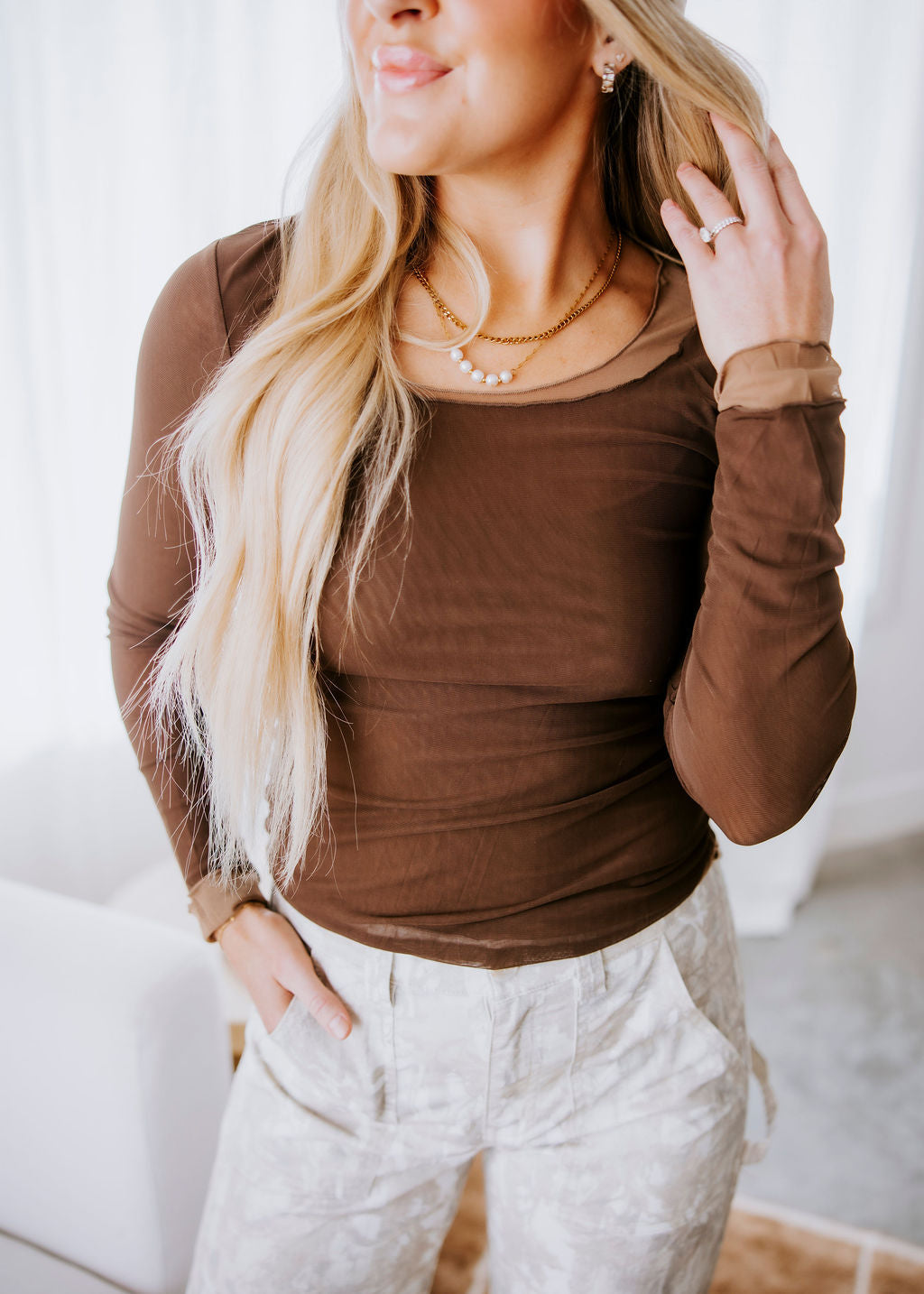 Bria Double Layer Mesh Top