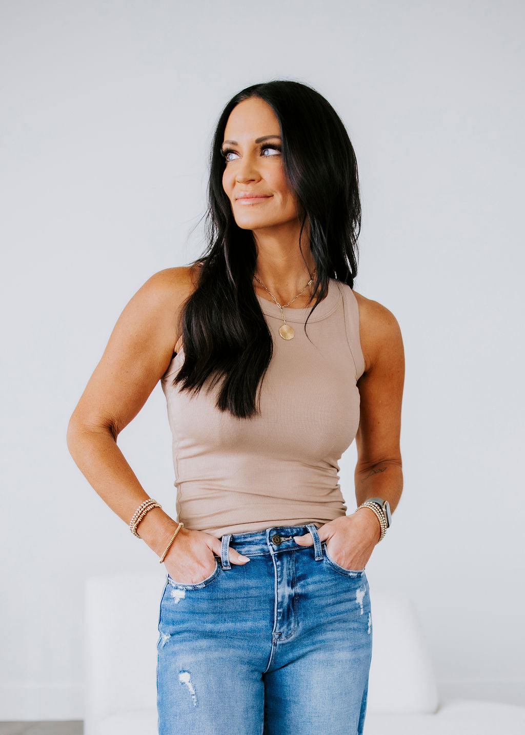 Mikey Ribbed Tank Top