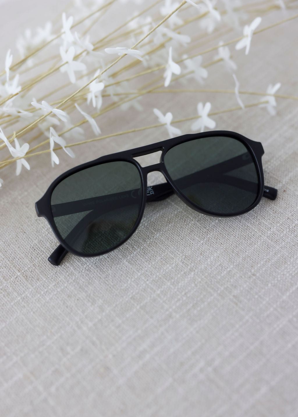 Ike Polarized Aviator Sunglasses