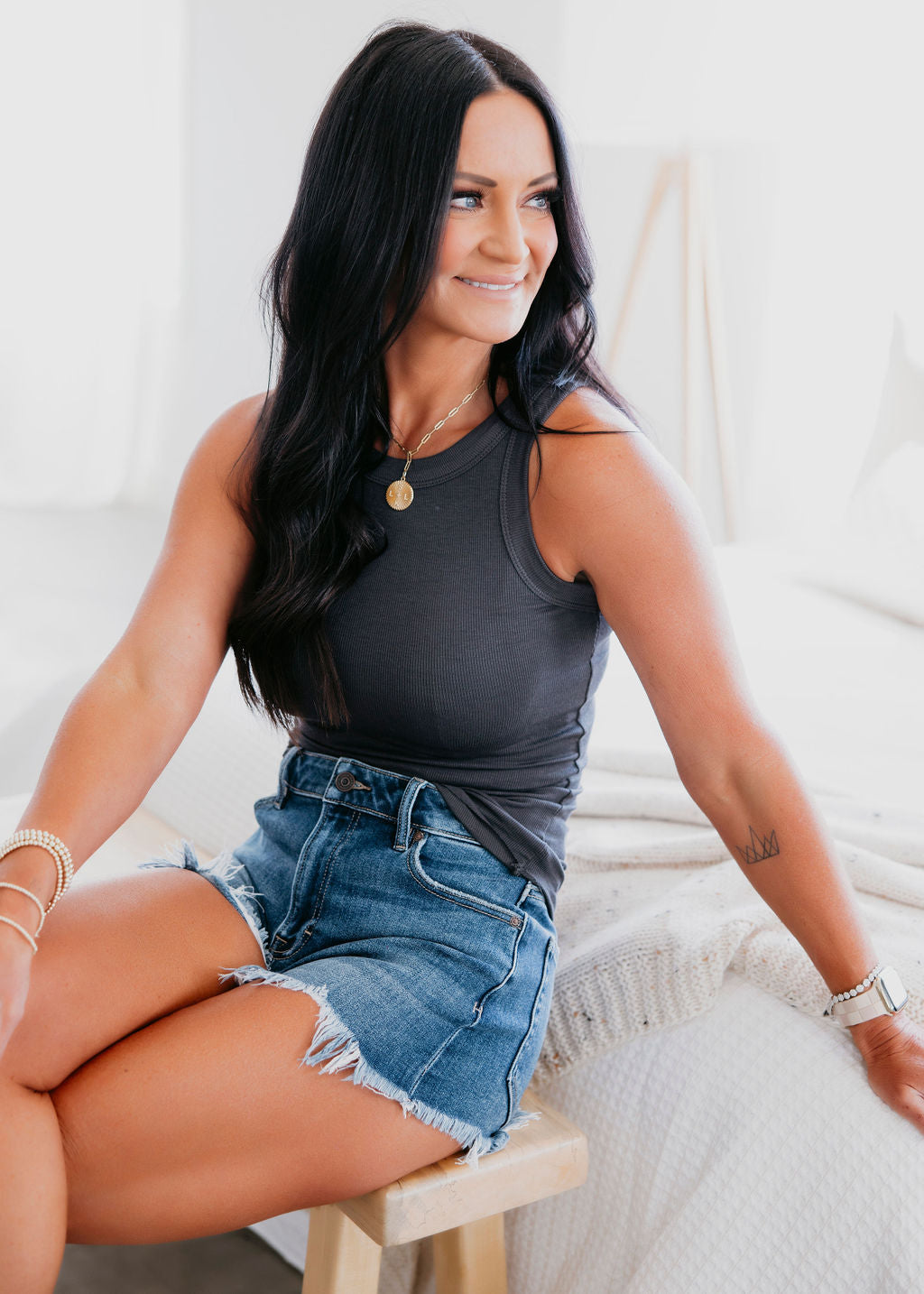 Mikey Ribbed Tank Top