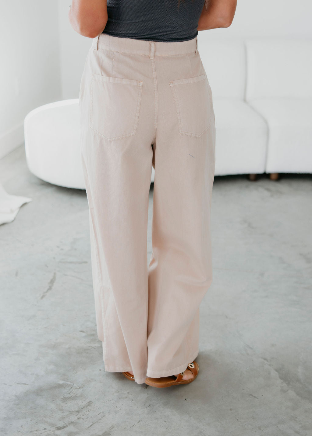 Garrick Pleated Wide Leg Pant