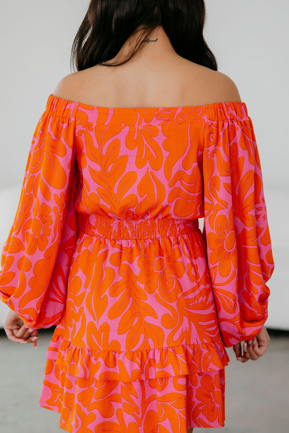 Kaci Smocked Mini Dress