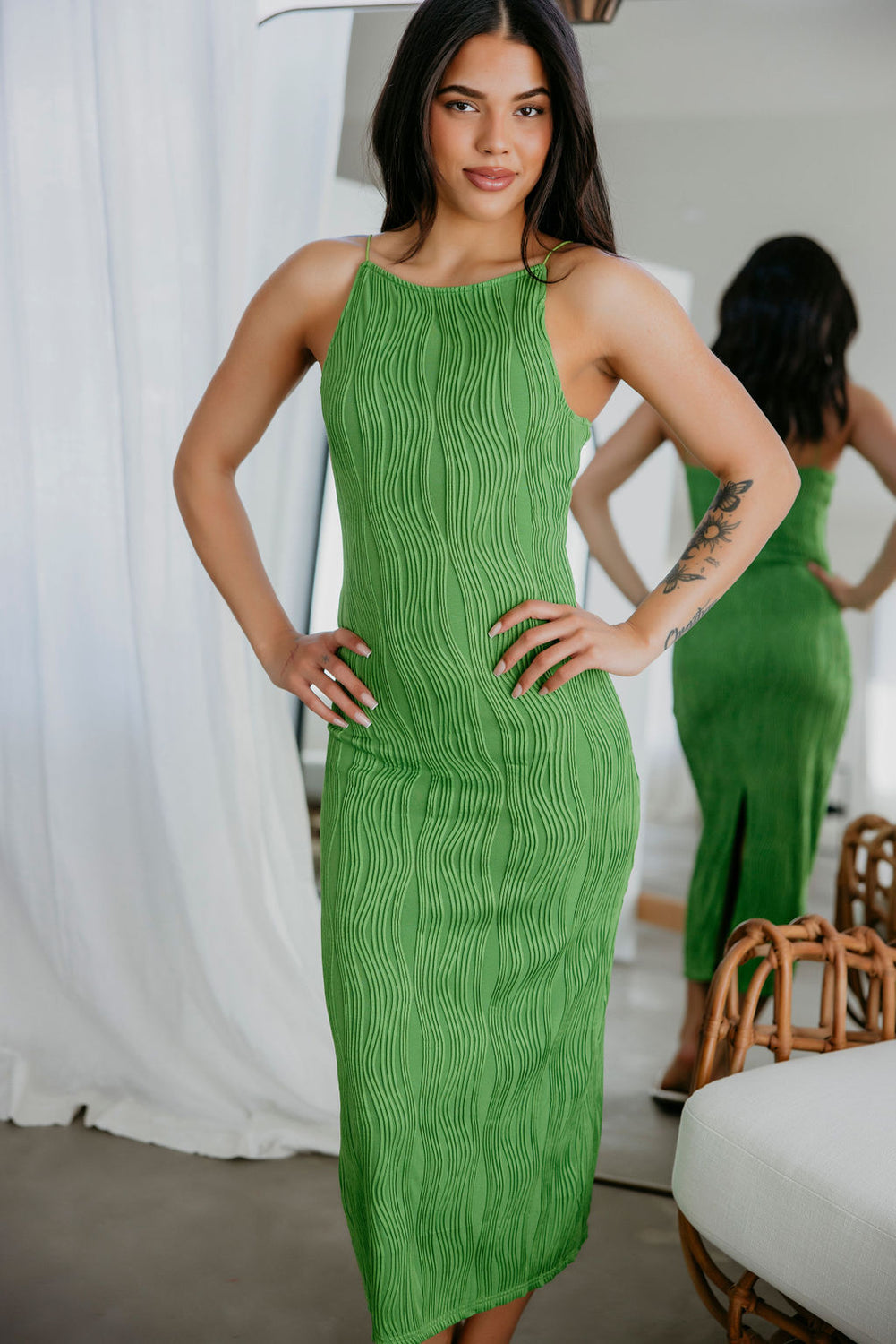 Terah Bodycon Midi Dress