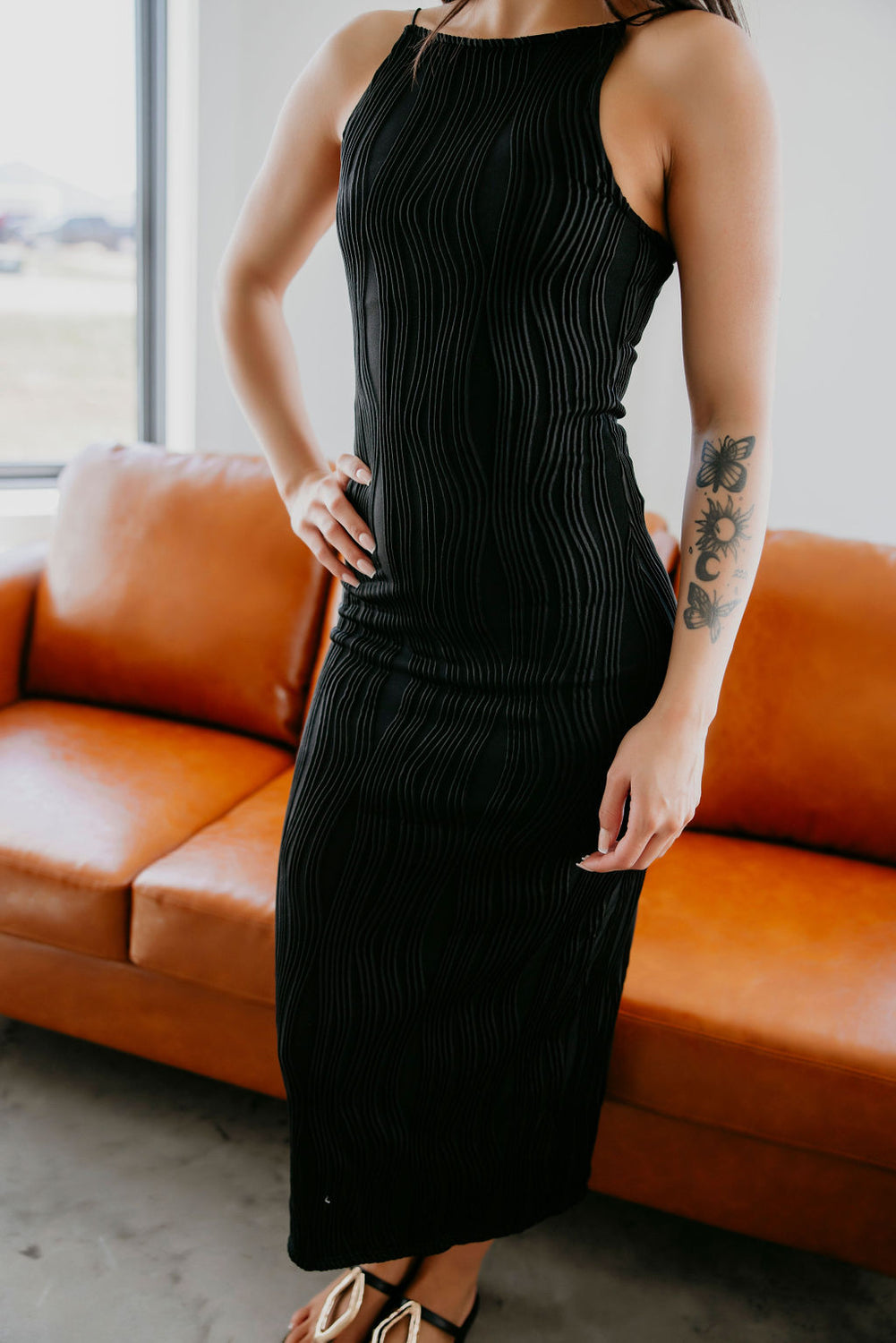 Terah Bodycon Midi Dress