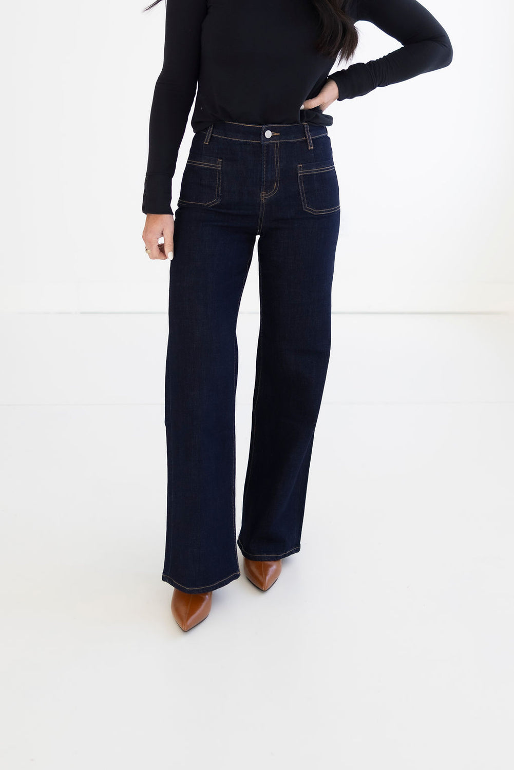 Carrie Mica Wide Leg Jeans