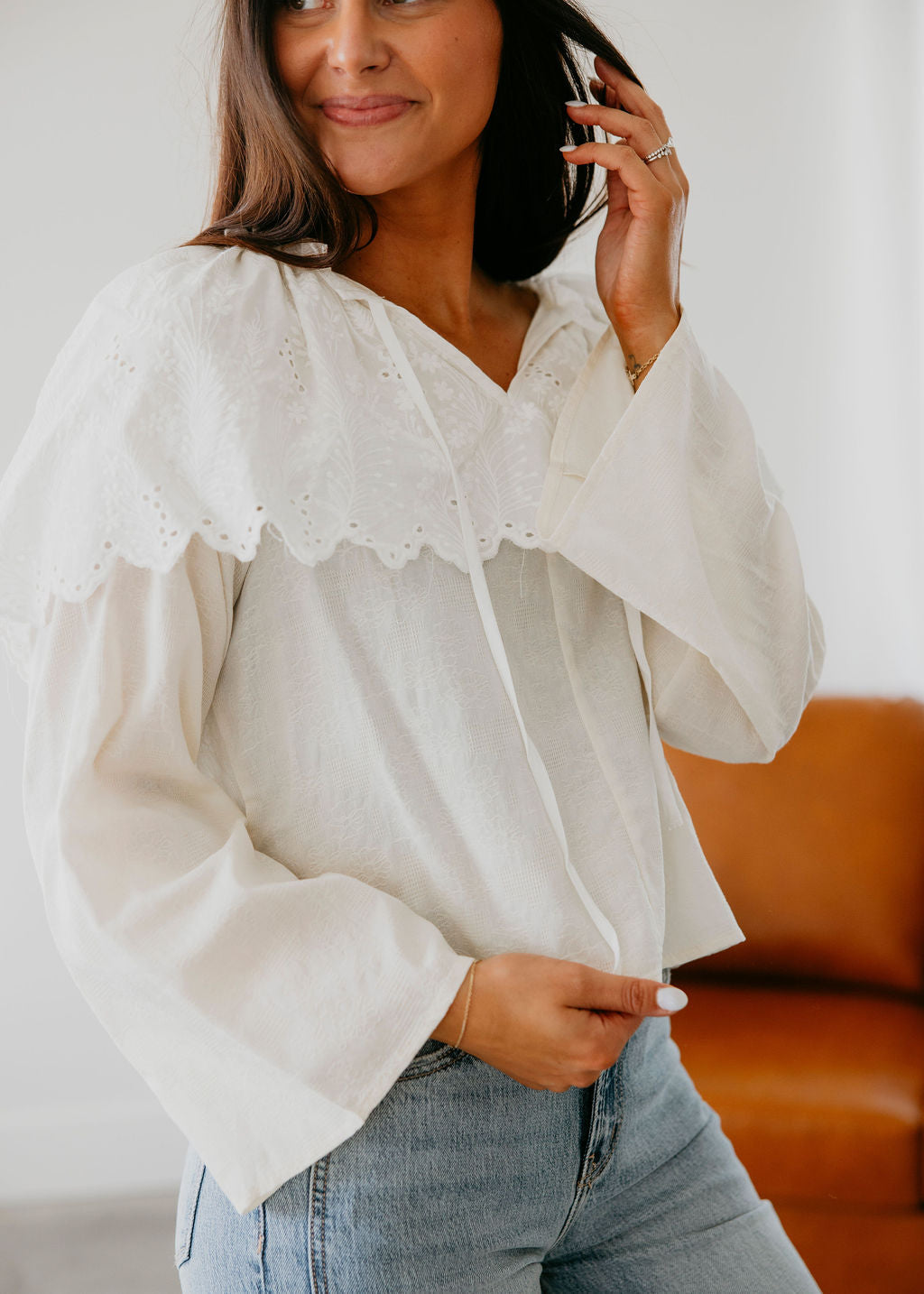image of Shanie Cape Blouse