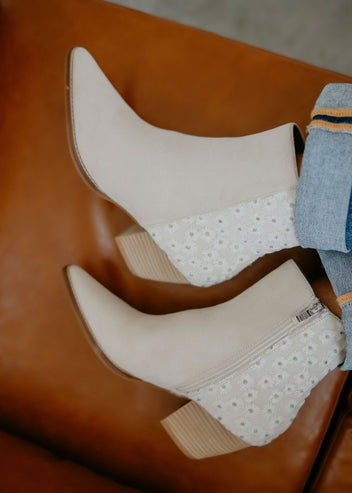 Shianne Embroidered Ankle Boot