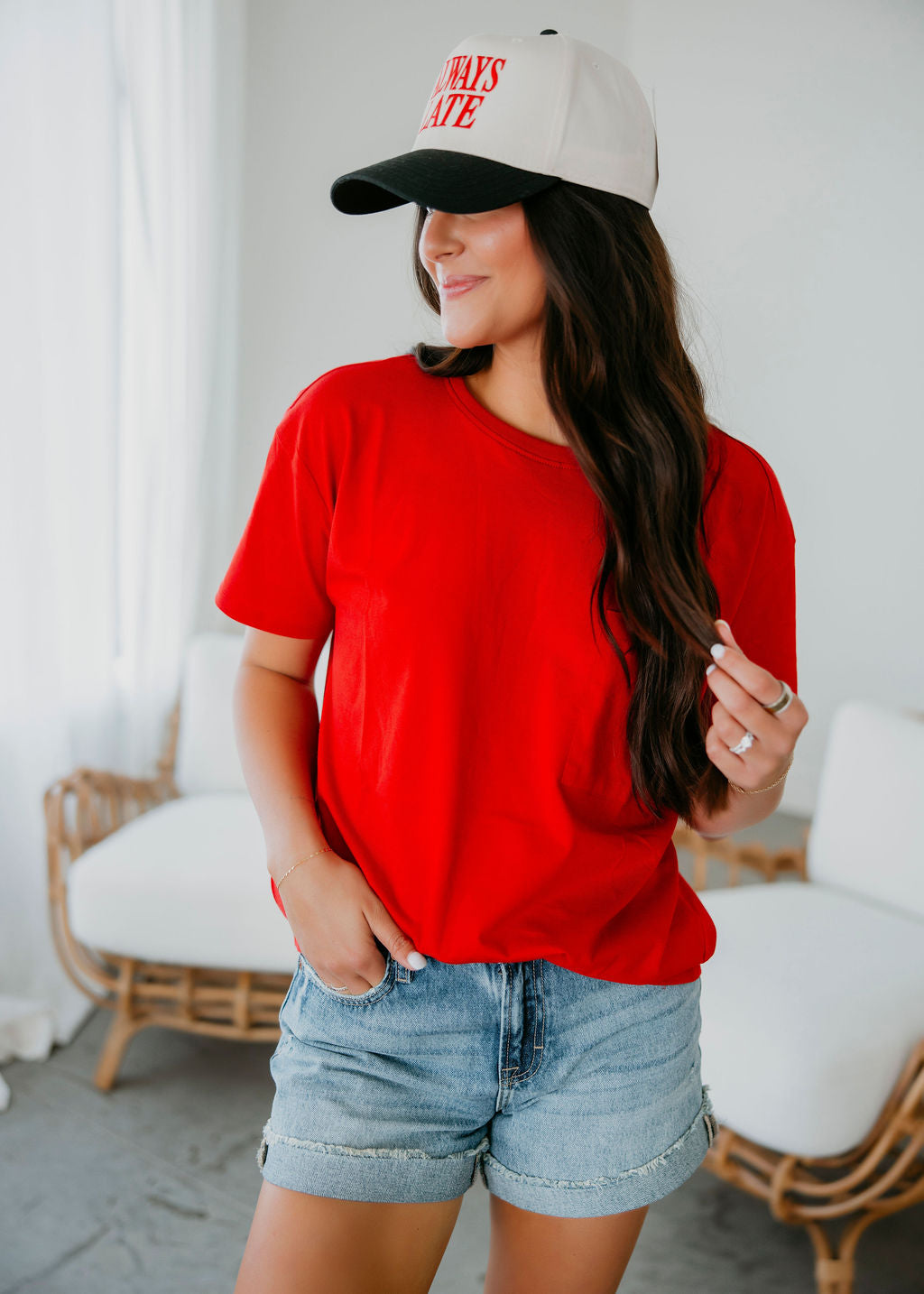 Lauren Pocket Tee by Lily & Lottie
