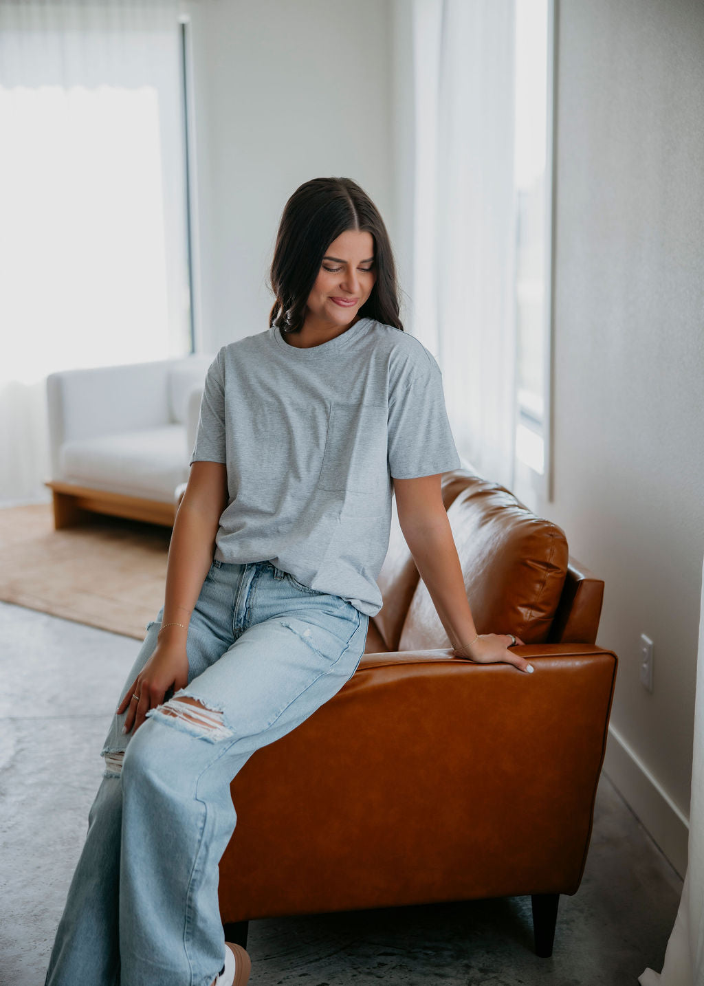 Lauren Pocket Tee by Lily & Lottie