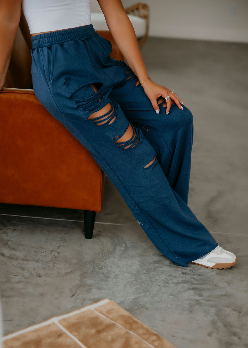 Allyn Distressed Sweatpants